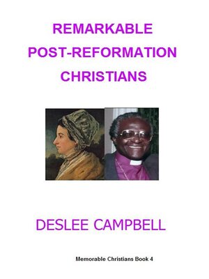 cover image of Remarkable Post-Reformation Christians